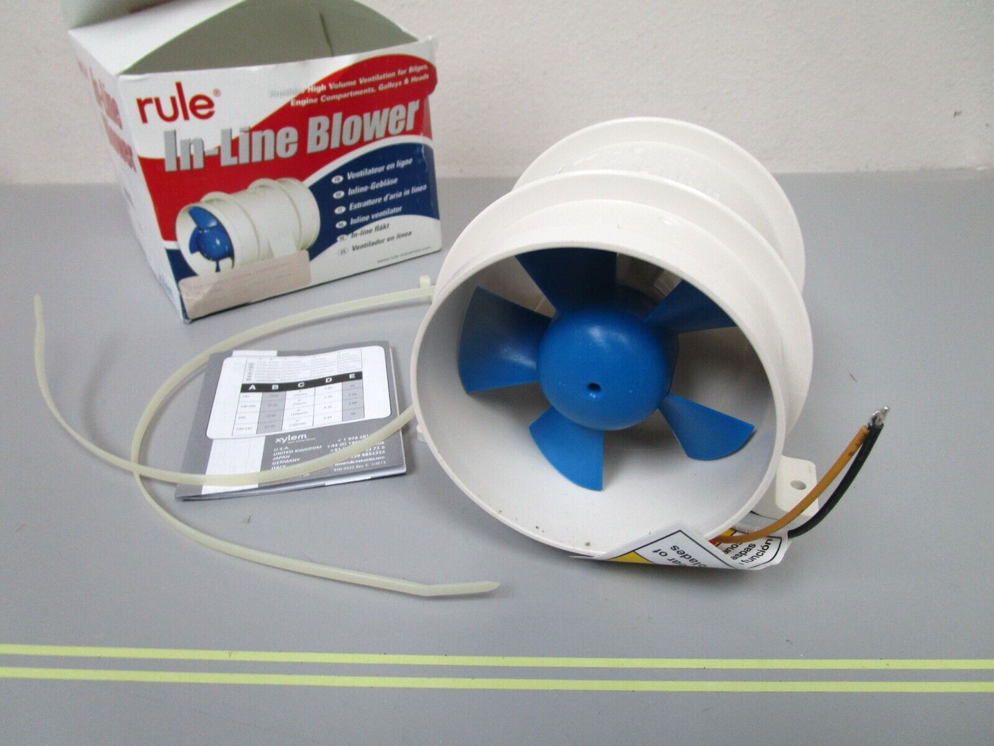 *NEW OEM* 0720 Rule 12v 4" In-Line Blower Model: 240 29-240