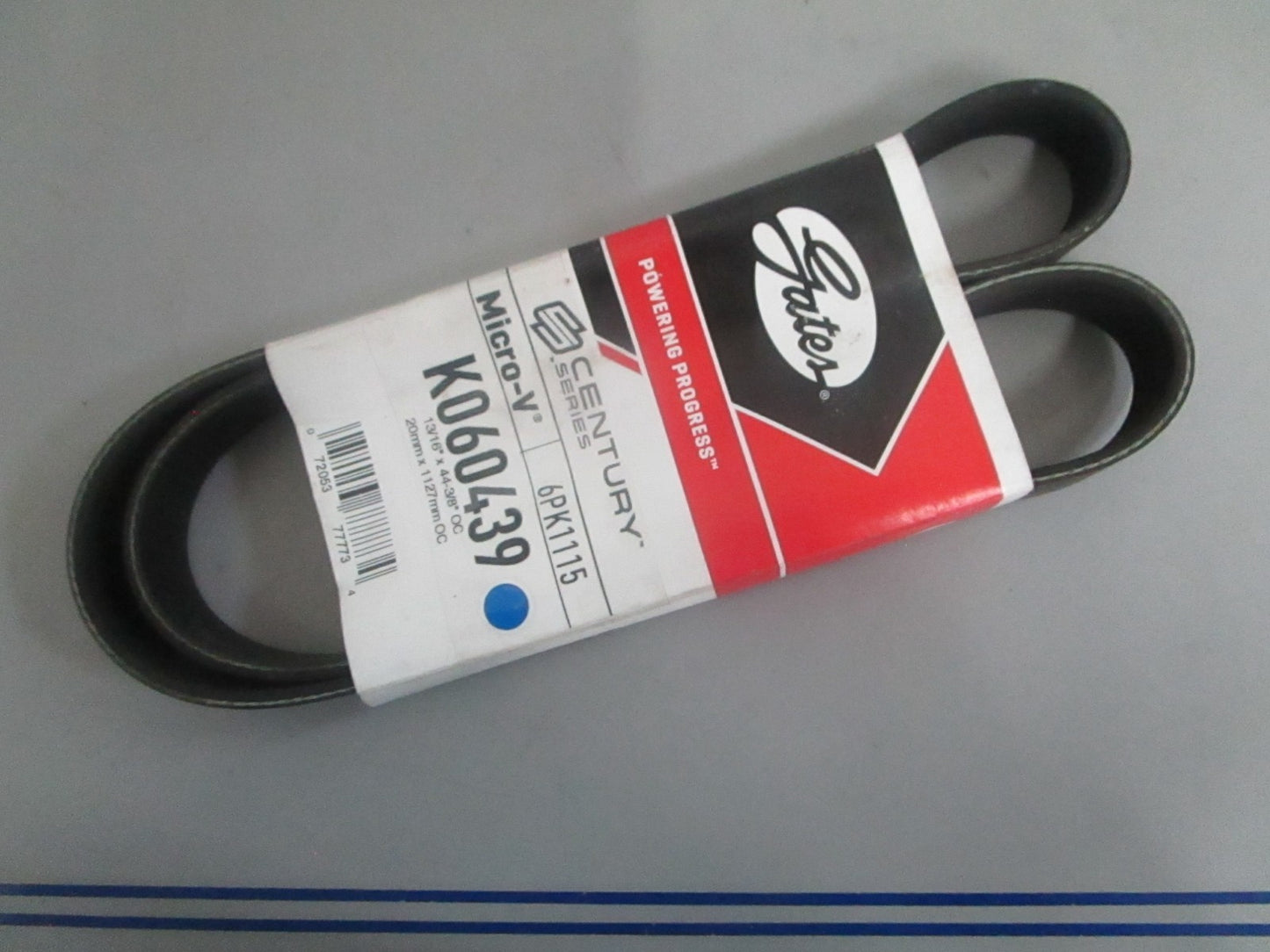 NEW K060439 Gates Century Series Micro-V Serpentine Belt 0820