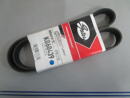 NEW K060439 Gates Century Series Micro-V Serpentine Belt 0820