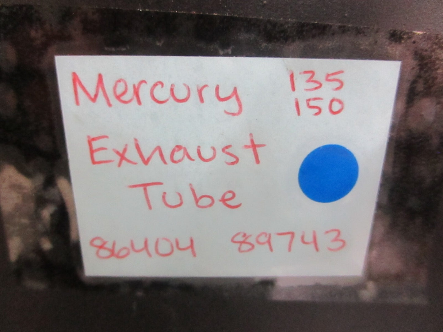 *NEW OEM* 0820 Mercury Quicksilver 135 150HP Exhaust Tube 86404 89743