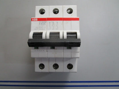 *NEW* 0820 ABB Circuit Breaker ST203M K63A