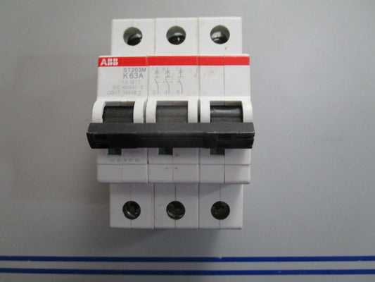 *NEW* 0820 ABB Circuit Breaker ST203M K63A