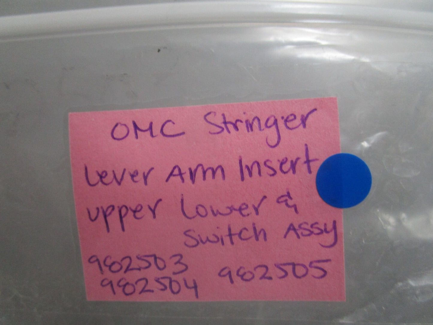 *NEW OEM* 0810 OMC Stringer Lever Arm Upper/Lower Switch Ay 982503 982504 982505