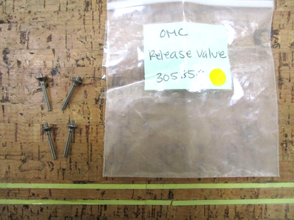 *NEW OEM* (LOT OF 4) 0750 OMC Johnson Evinrude RELEASE VALVE 305859 0305859