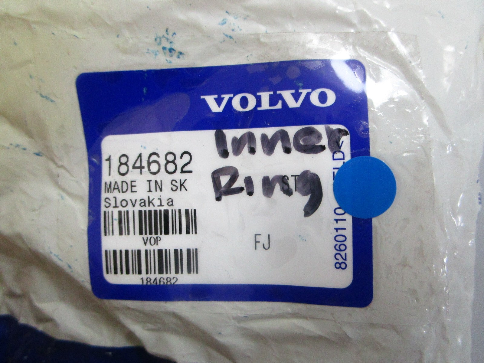 *NEW OEM* 0810 Volvo Penta Inner Ring 184682