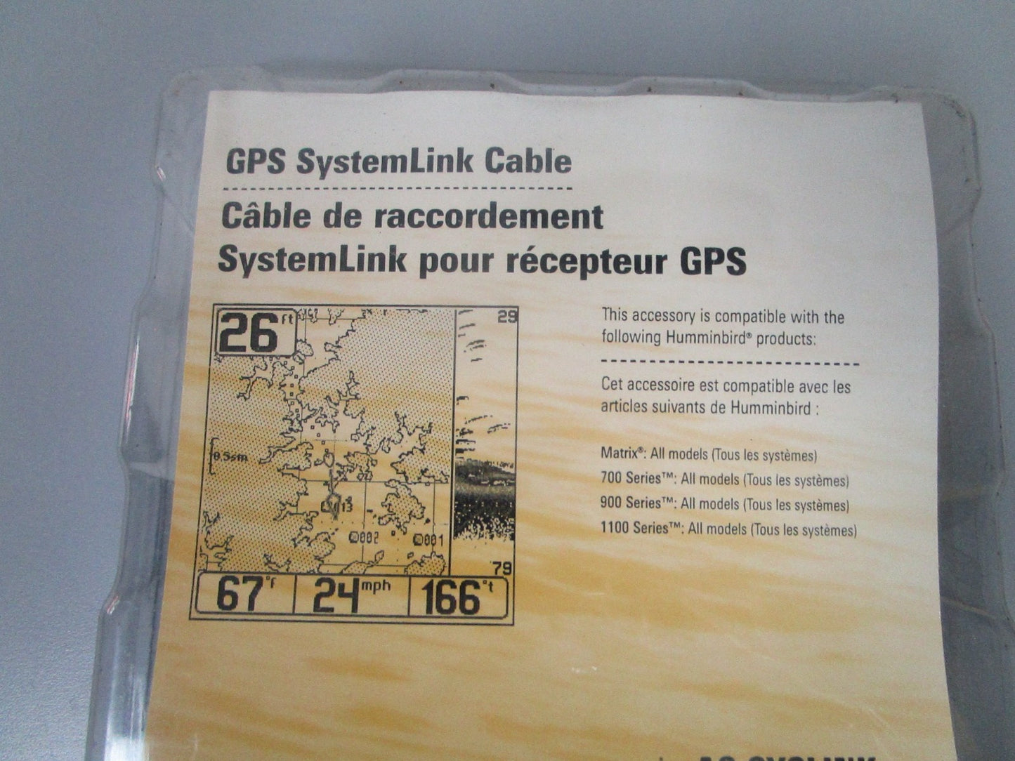 NEW OEM 720052-1 Humminbird 20' Ft GPS System Link Cable As Syslink 0720