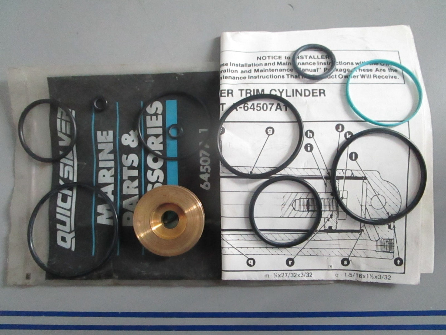 NEW OEM 64507A1 Mercury Quicksilver Repair Kit 0820