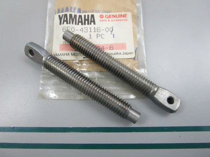 NEW OEM (LOT OF 2) 6E0-43116-00-00 Yamaha Clamp Screw 0810