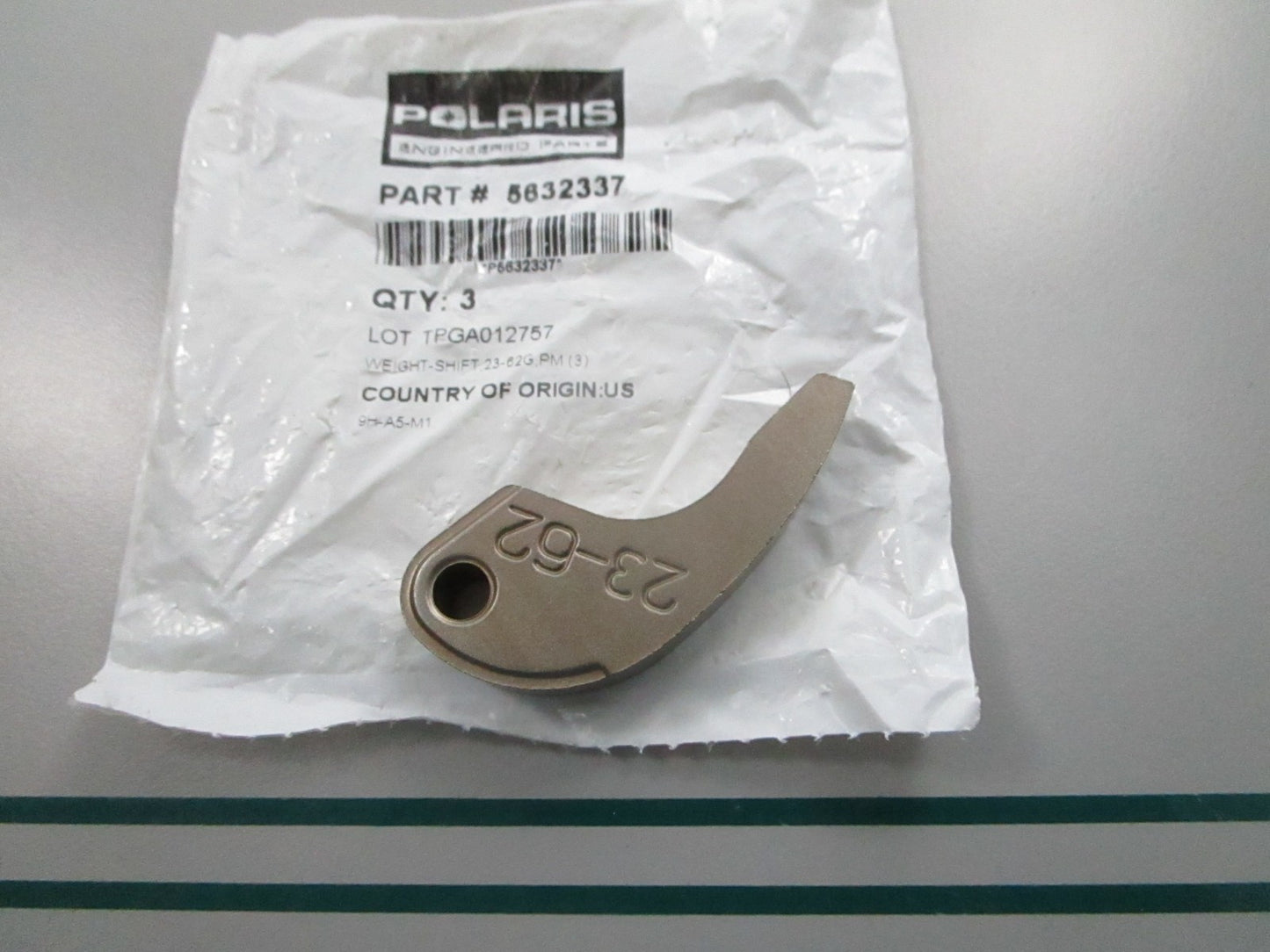 NEW OEM 5632337 Polaris 23-62 Shift Weight 0810