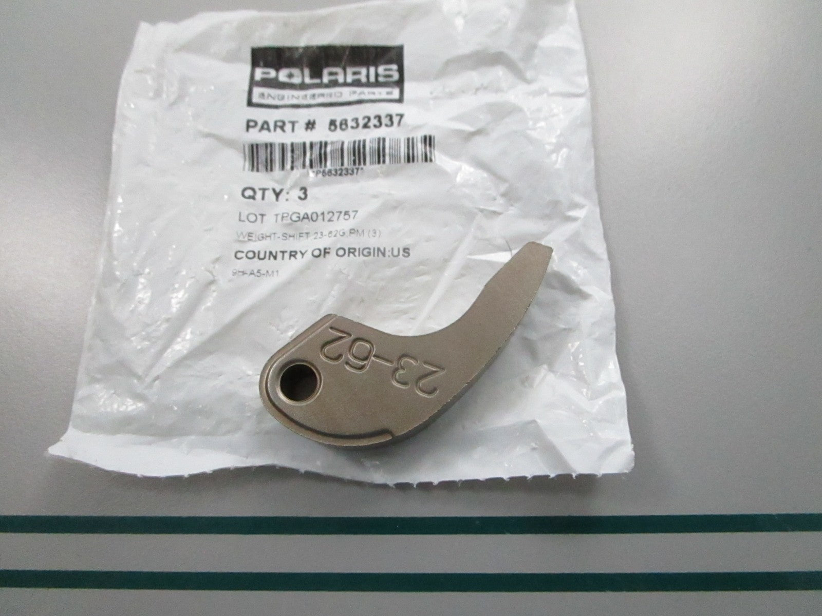 NEW OEM 5632337 Polaris 23-62 Shift Weight 0810