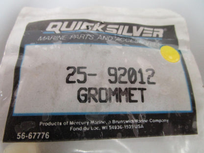 *NEW OEM* 0810 Mercury Quicksilver Grommet 25-92012