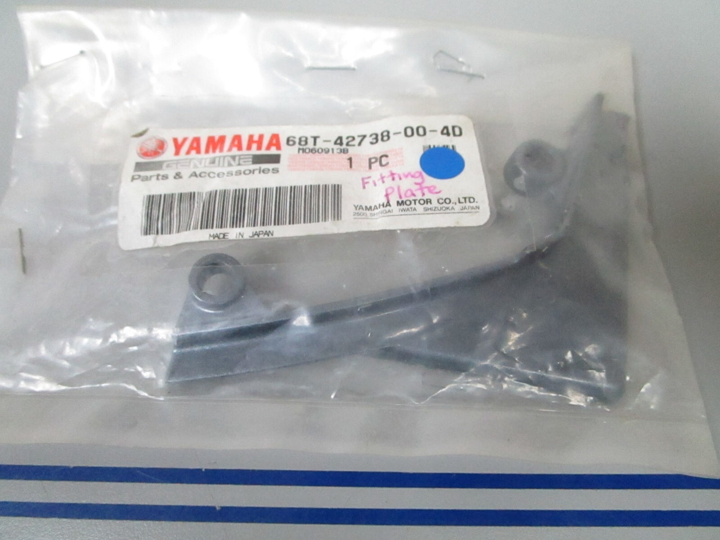 *NEW OEM* 0810 Yamaha Fitting Plate 68T-42738-00-40