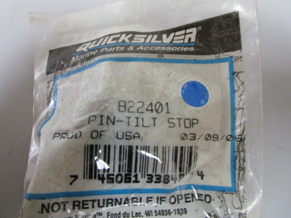 *NEW OEM* 0720 Mercury Quicksilver Tilt Stop Pin 822401