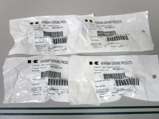 NEW OEM (LOT OF 4) 920390751 Kawasaki Rivet Guard 0810