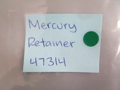 NEW OEM 47314 Mercury Quicksilver Retainer 0820
