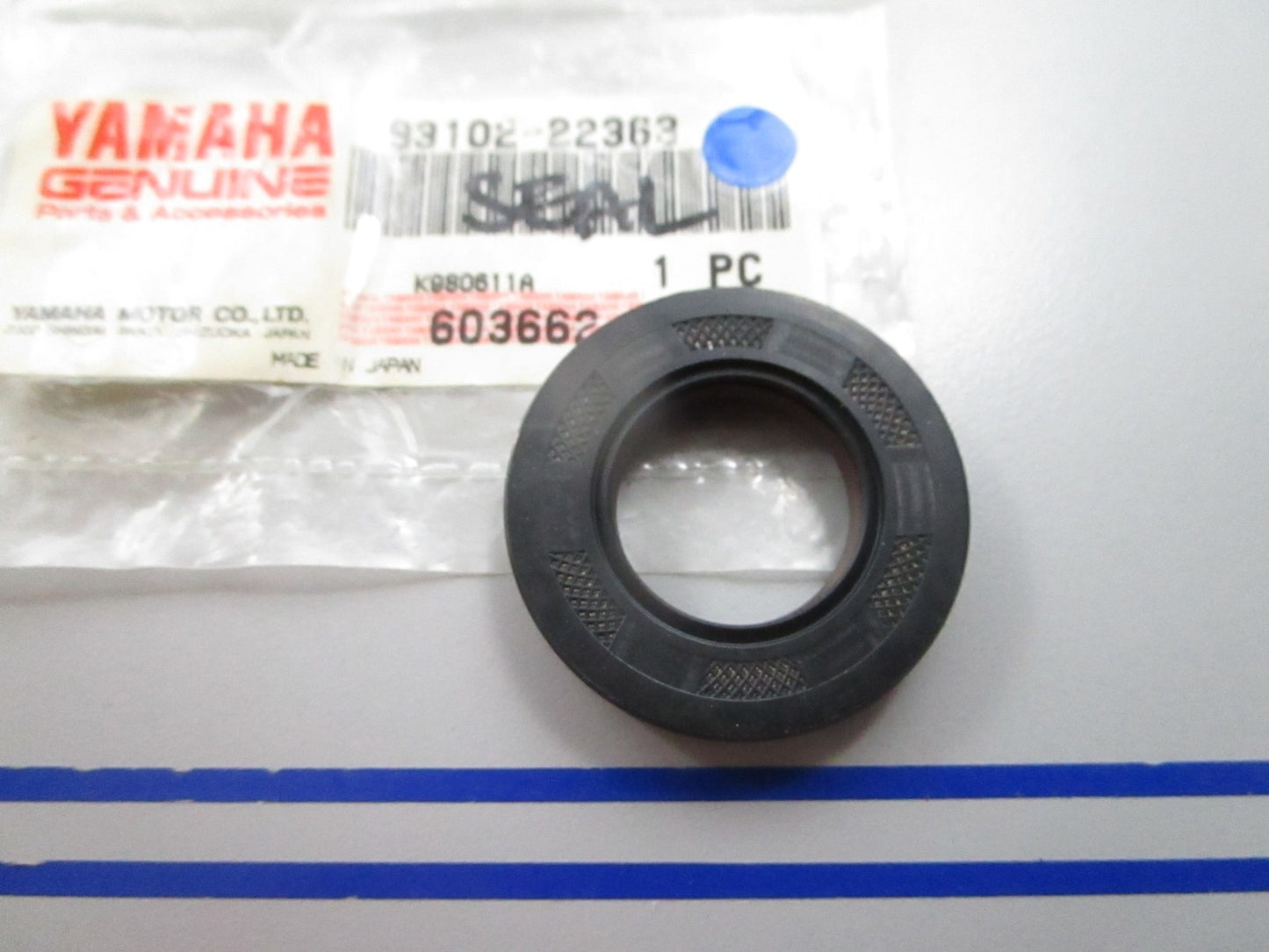 NEW OEM 93102-22363 Yamaha Plate Seal 0810