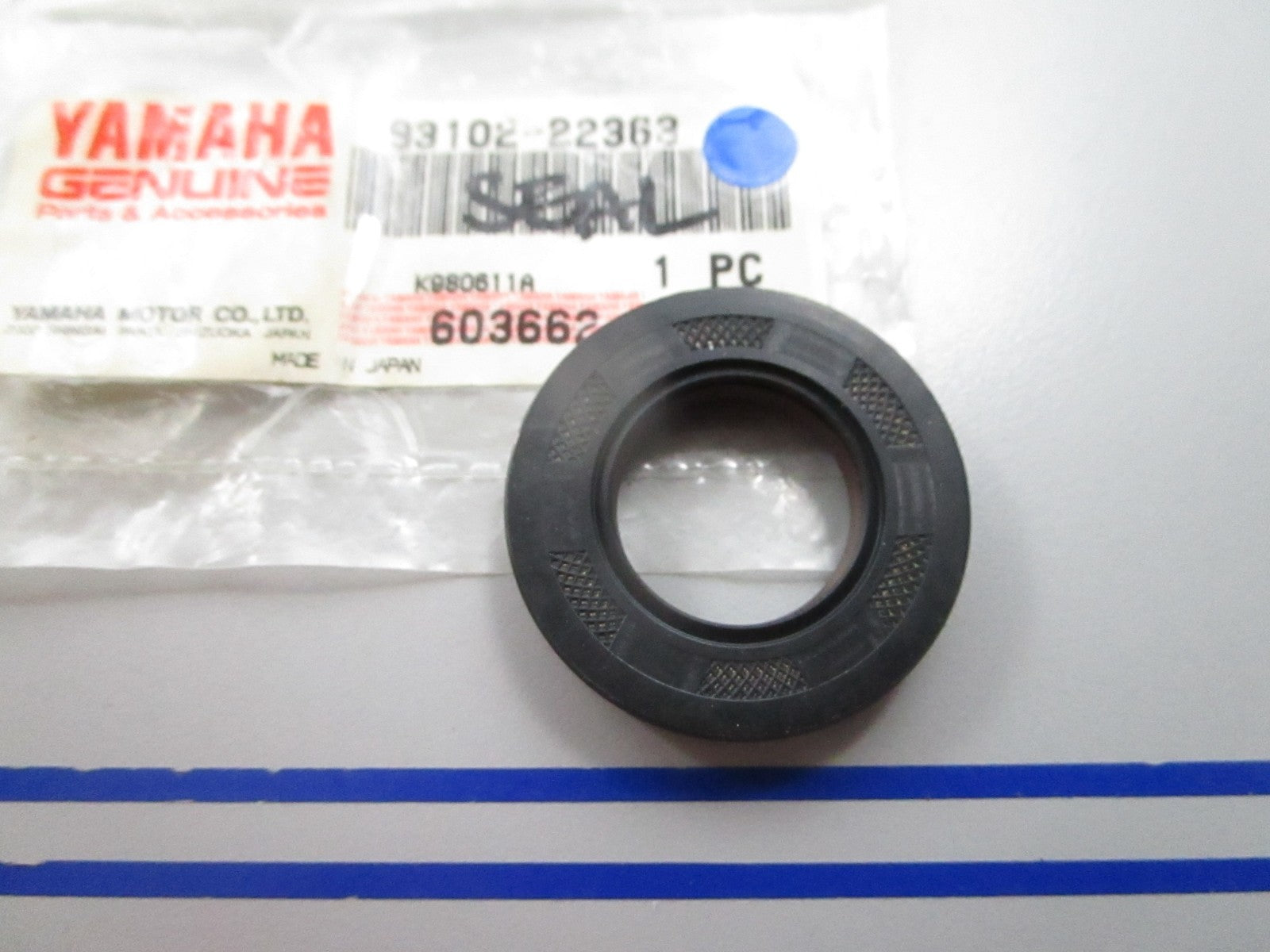 NEW OEM 93102-22363 Yamaha Plate Seal 0810