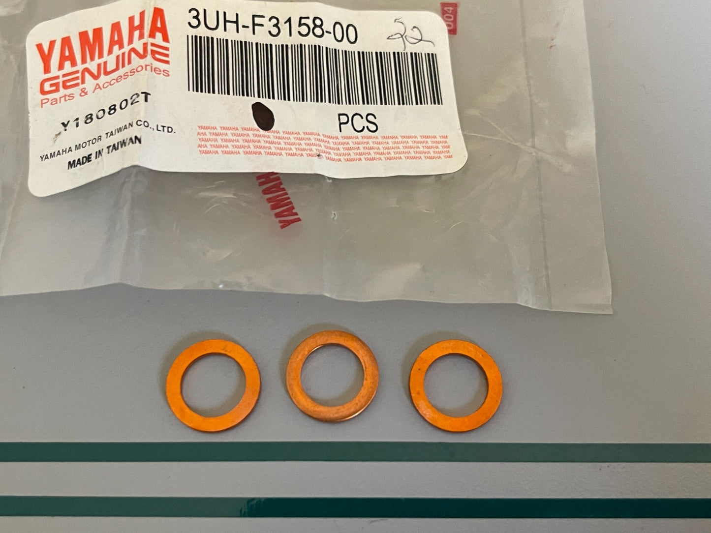NEW OEM (LOT OF 3) 3UH-F3158-00-00 Yamaha Washer 0810
