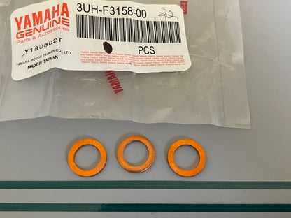 NEW OEM (LOT OF 3) 3UH-F3158-00-00 Yamaha Washer 0810