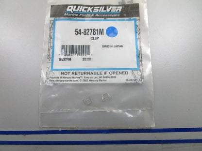 *NEW OEM* (LOT OF 2) 0810 Mercury Quicksilver Clip 54-82781M