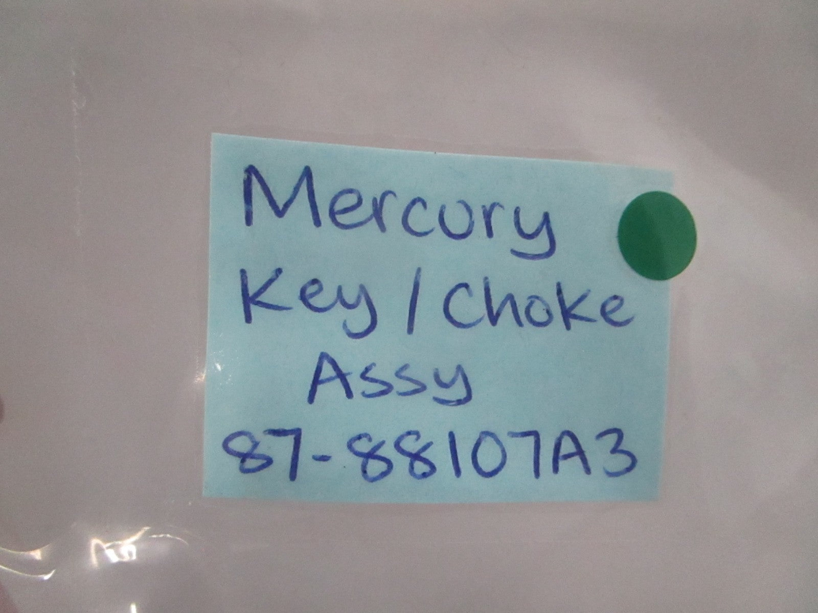 Mercury Quicksilver NEW OEM Ignition Key Switch Kit Push Choke 87-88107A3 0810