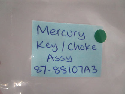 Mercury Quicksilver NEW OEM Ignition Key Switch Kit Push Choke 87-88107A3 0810