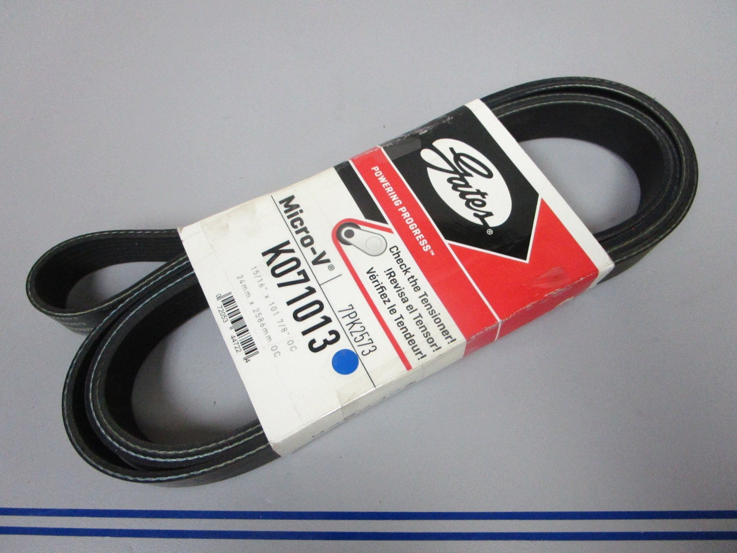 NEW K071013 Gates Micro-V 15/16" x 101 ⅞" Serpentine Belt 0720