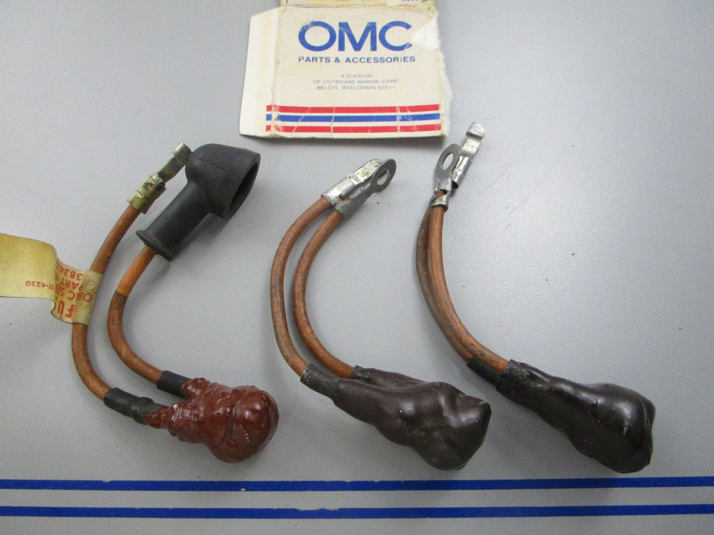 NEW OEM (LOT OF 3) 383432 0383432 OMC Johnson Evinrude Fuse & Lead Assy 0810