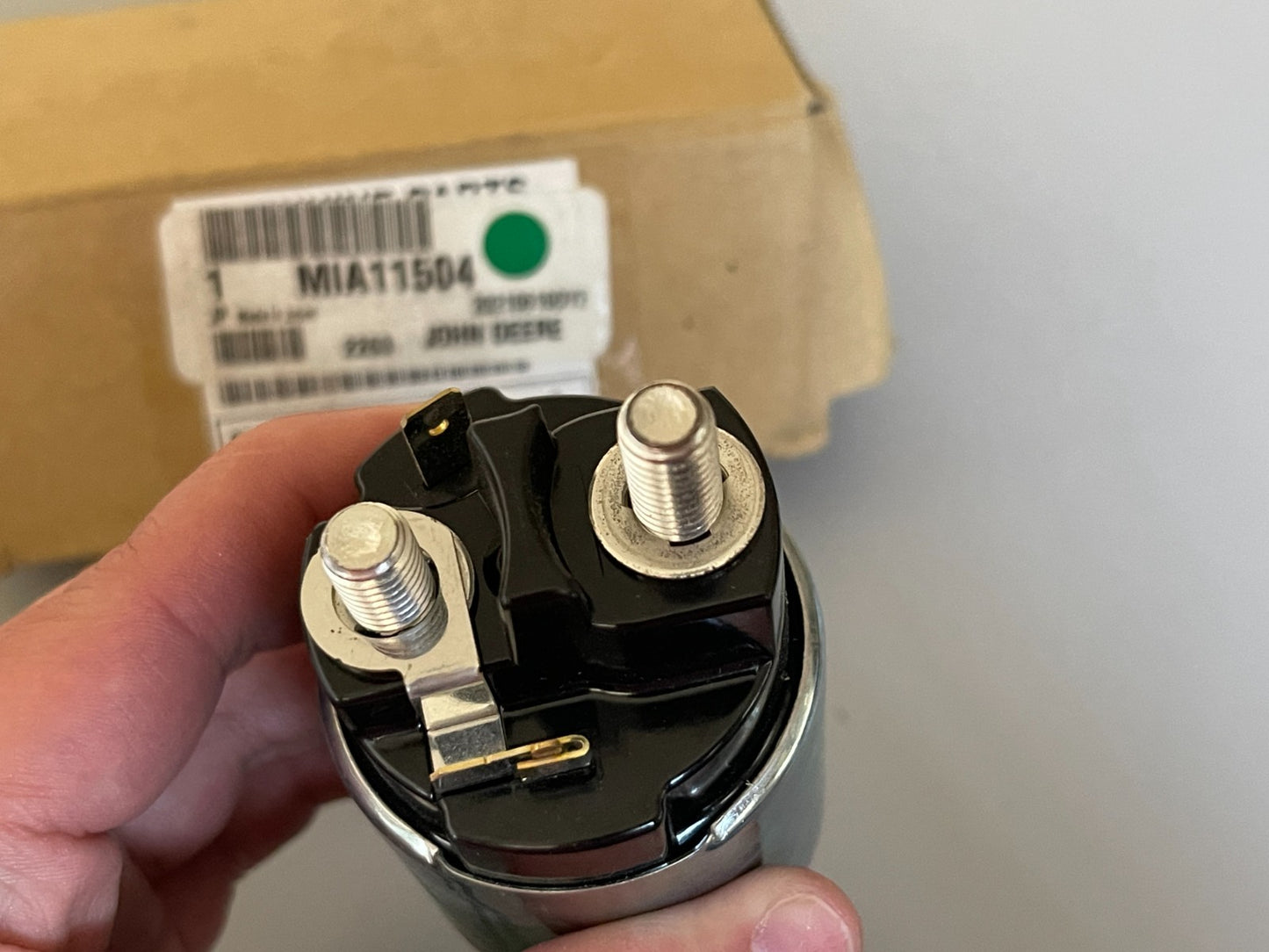 John Deere MIA11504 NEW OEM Starter Solenoid 12V X300 X500 X700 ZTrak LX 0720