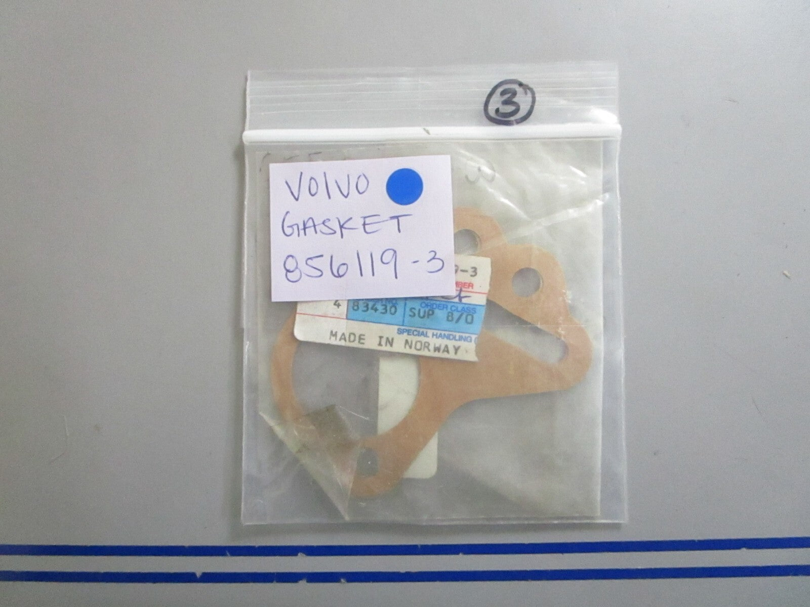 *NEW OEM* 0810 Volvo Penta Gasket 856119-3
