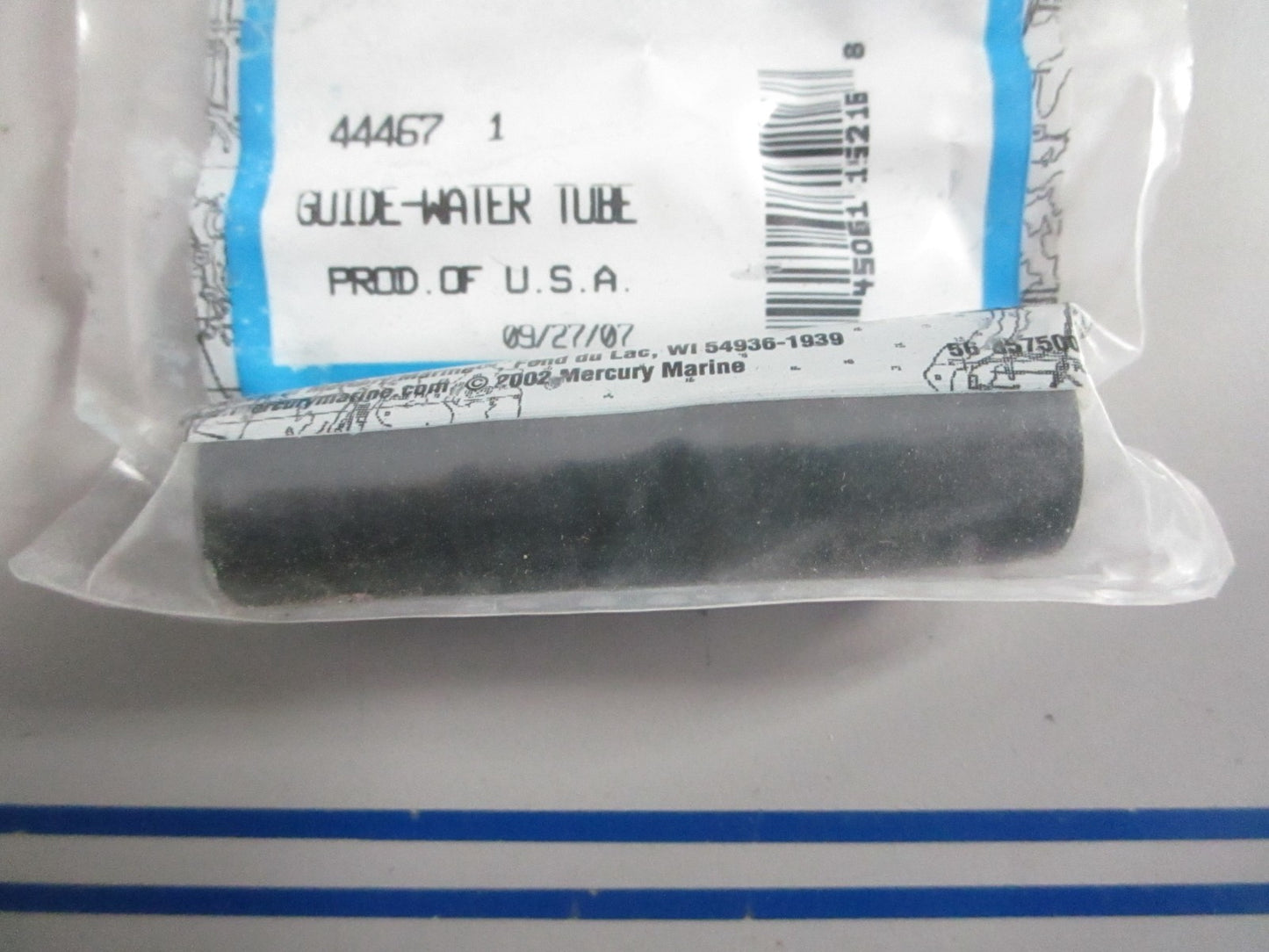 NEW OEM 44467 1 Mercury Quicksilver Water Tube Guide 0820