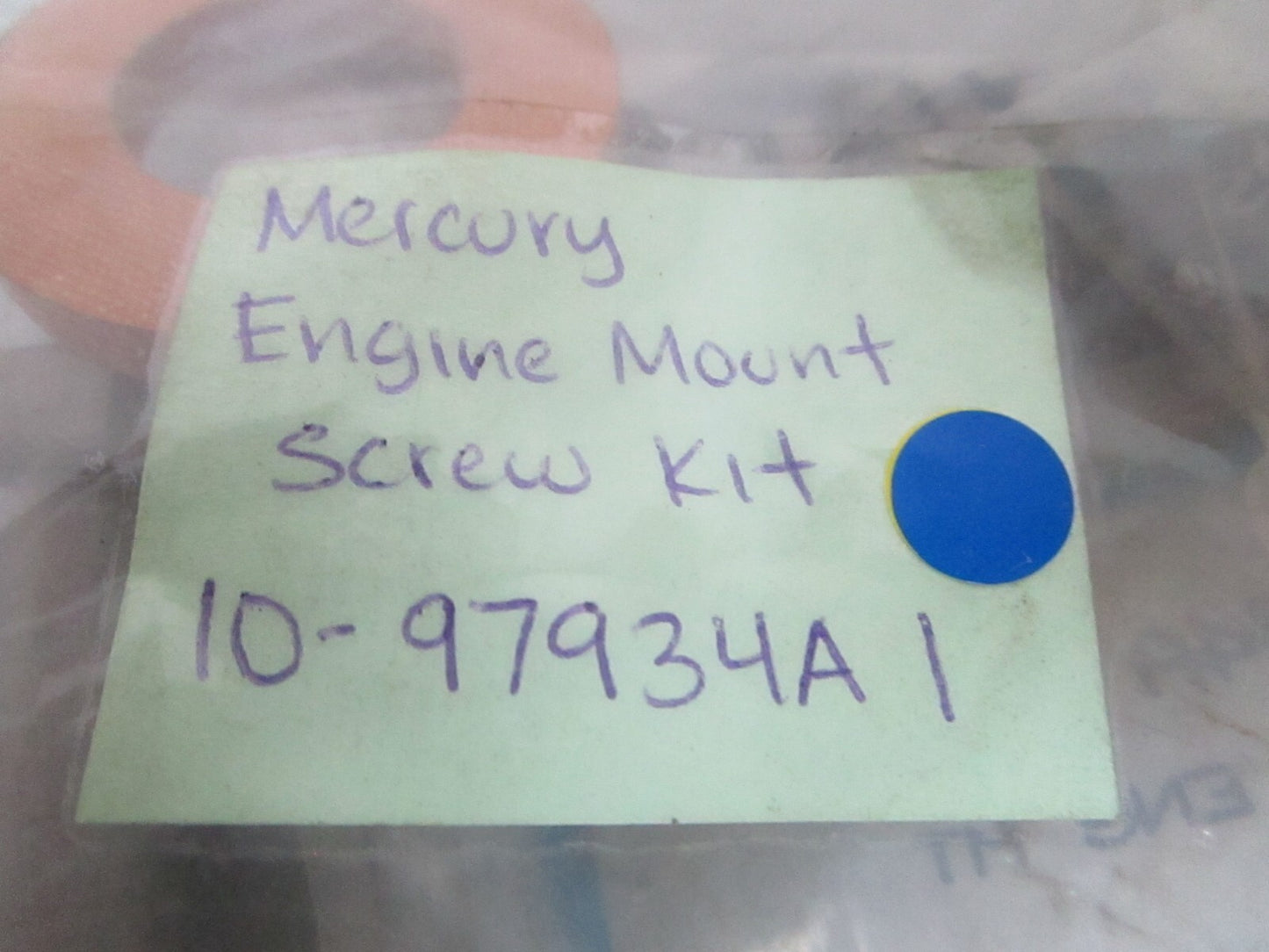 *NEW OEM* 0720 Mercury Quicksilver Engine Mount Screw Kit 10-97934A1