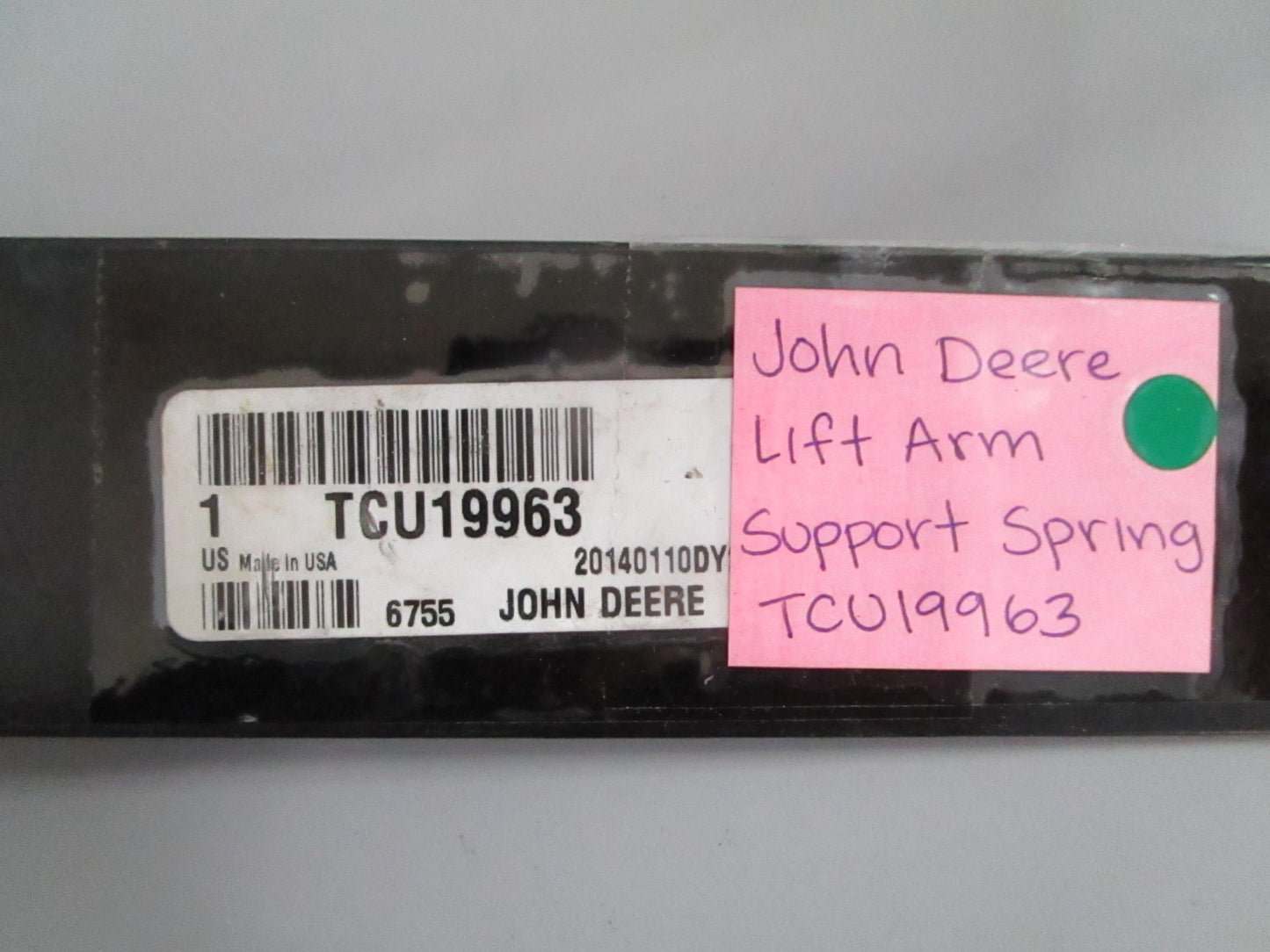 NEW OEM TCU19963 John Deere Lift Arm Support Spring 0820