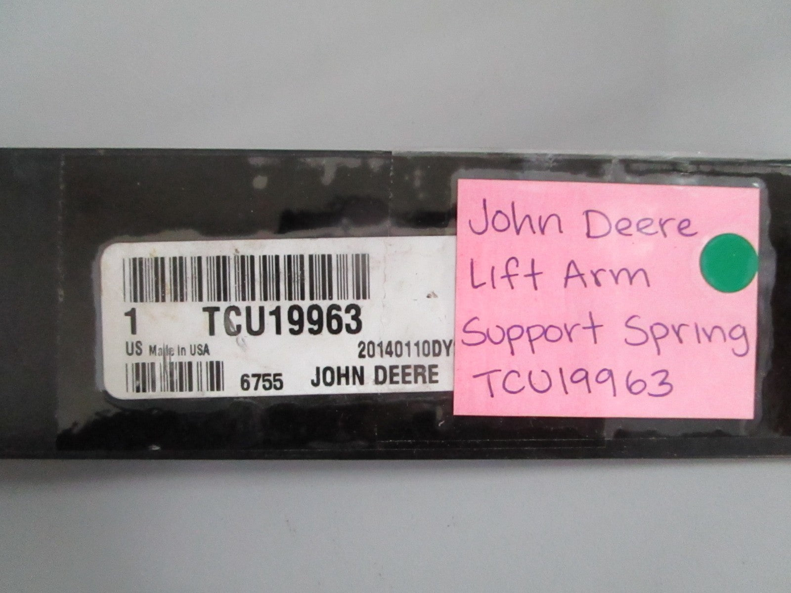 NEW OEM TCU19963 John Deere Lift Arm Support Spring 0820