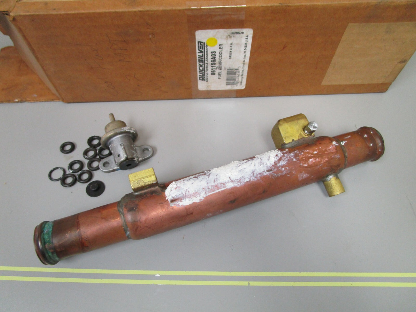 *NEW OEM* 0720 Mercury Quicksilver Fuel Cooler & Regulator Assembly 861126A1