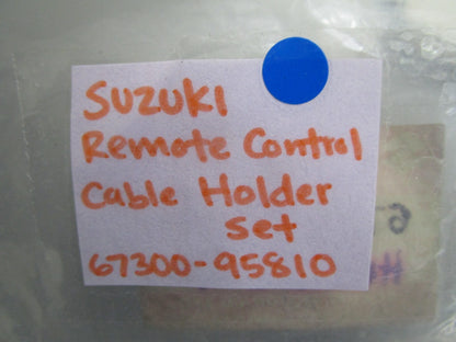 *NEW OEM* 0820 Suzuki Remote Control Cable Holder Set 67300-95810