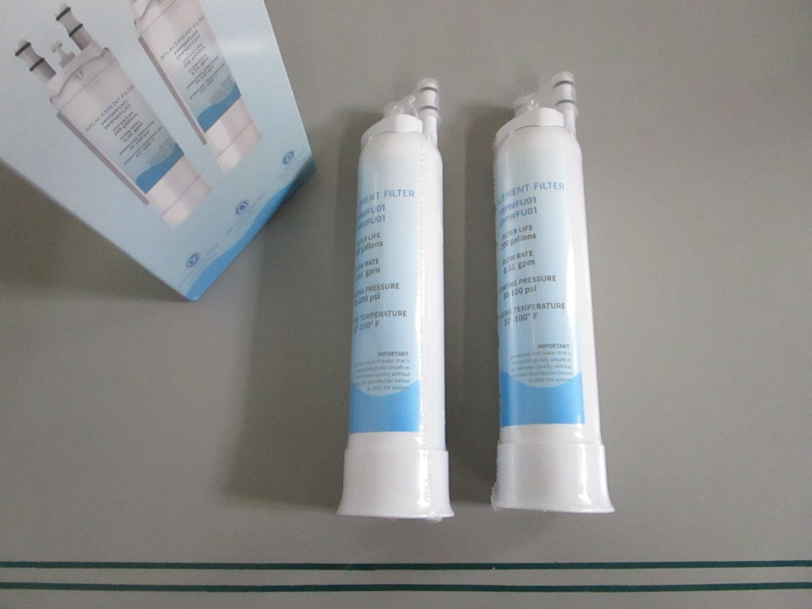 Frigidaire Replacement Water Filter LOT OF 2 FPPWFU01 EPPWFU01 NOS 0820