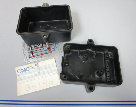 NEW OEM 173586 OMC Johnson Evinrude 78'- 92' Electrical Cover & Transfer Ay 0720