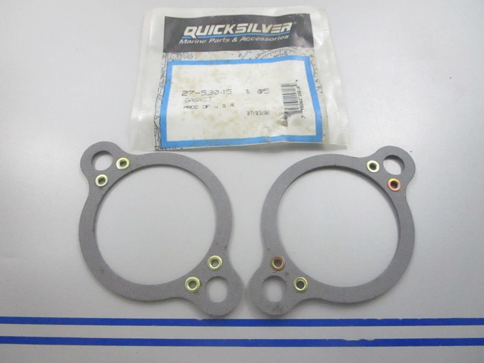 NEW OEM (LOT OF 2) 27-530451 Mercury Quicksilver Gasket 0810
