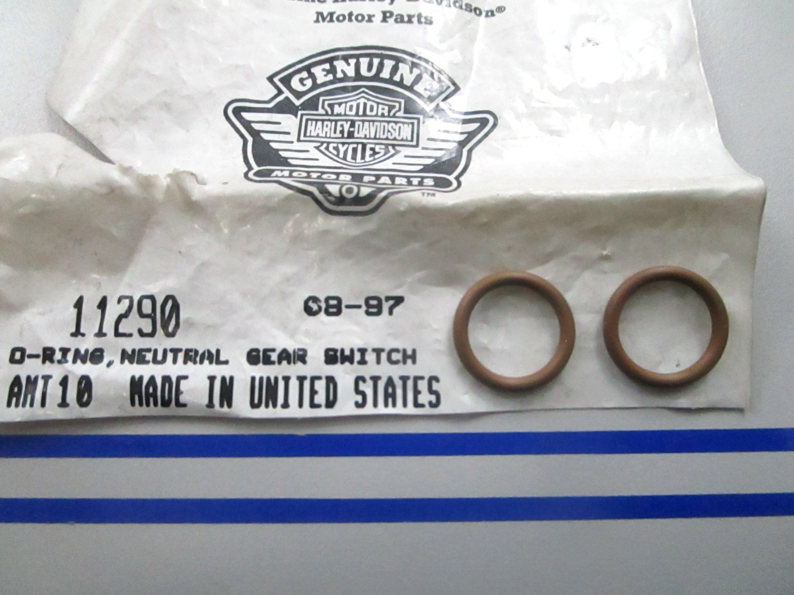 *NEW OEM* (LOT OF 2) 0810 Harley Davidson O-Ring 11290