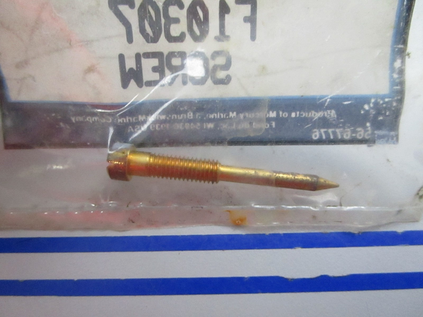 NEW OEM F10307 Mercury Quicksilver Screw 0810