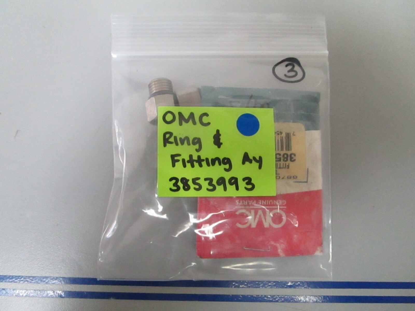 *NEW OEM* 0810 OMC Johnson Evinrude Ring & Fitting Assembly 3853993
