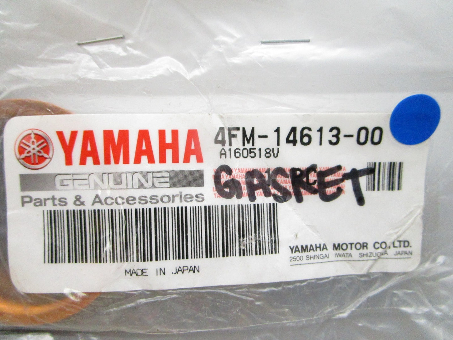 *NEW OEM* 0810 Yamaha Gasket 4FM-14613-00