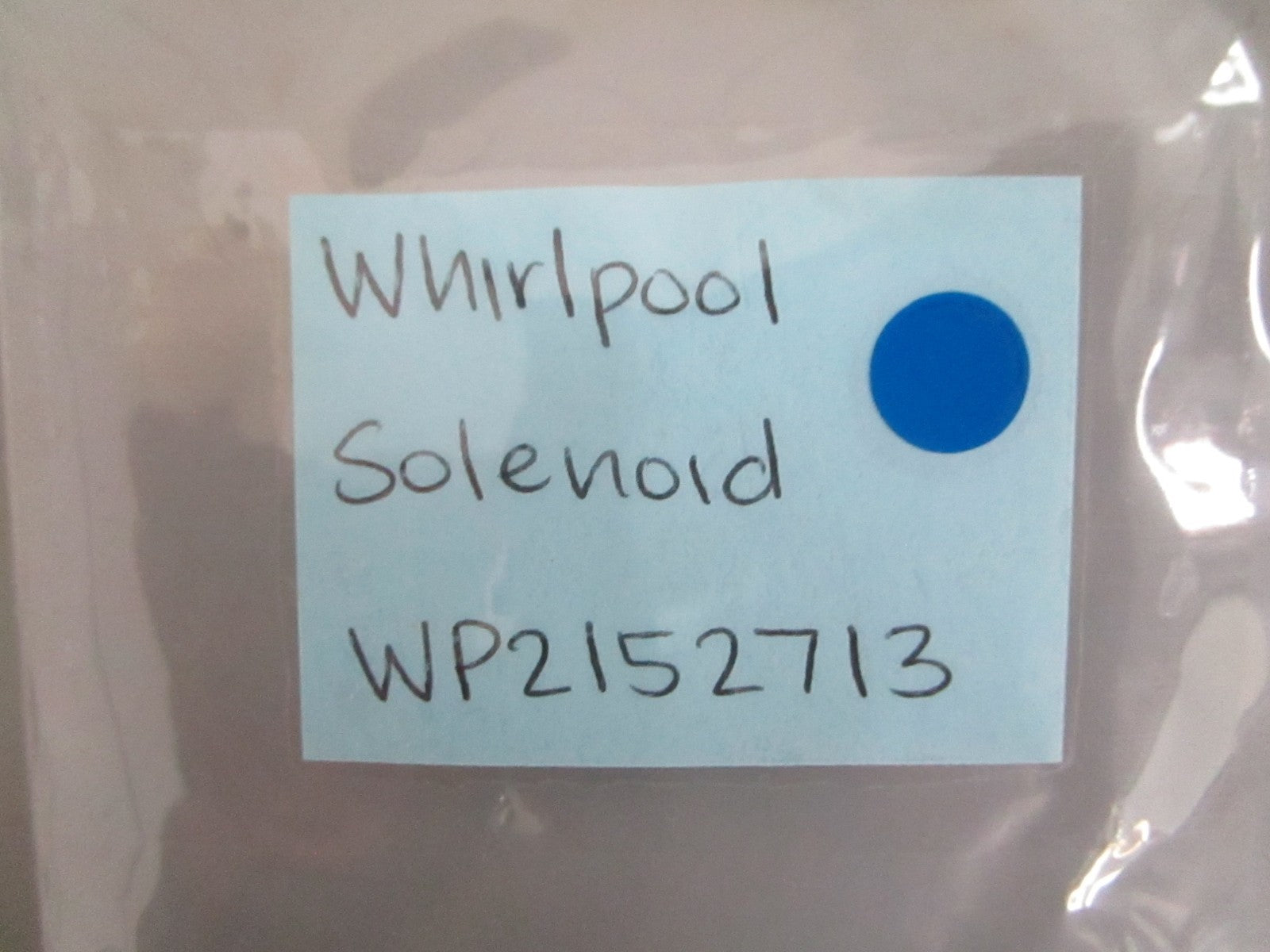 *NEW OEM* 0820 Whirlpool Solenoid WP2152713