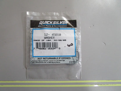 *NEW OEM* 0810 Mercury Quicksilver Washer 12-45810