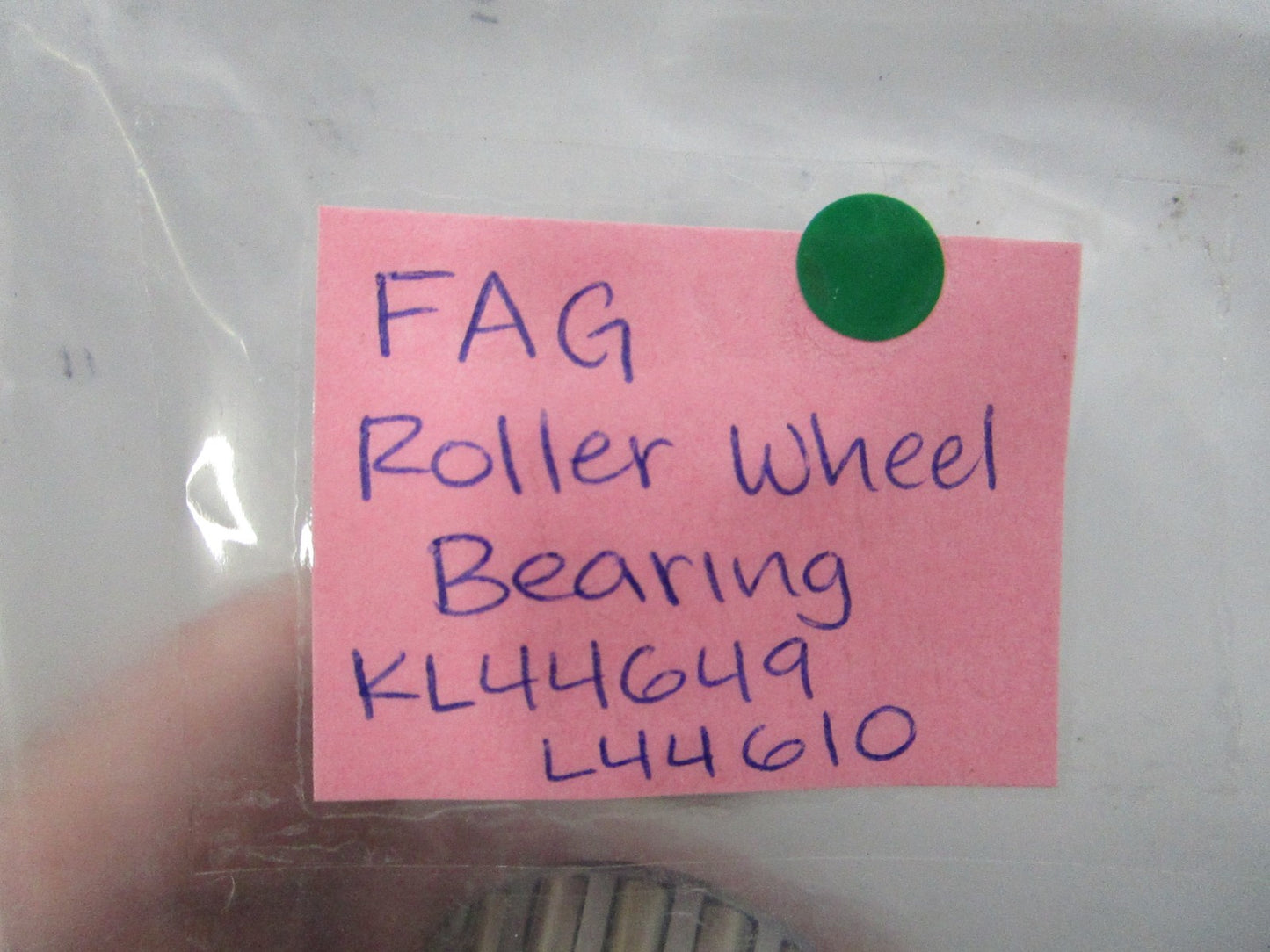 NEW OEM KL44649 L44610 FAG Roller Wheel Bearing 0810