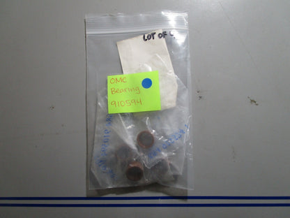 *NEW OEM* (LOT OF 4) 0810 OMC Johnson Evinrude Bearing 910594 0910594