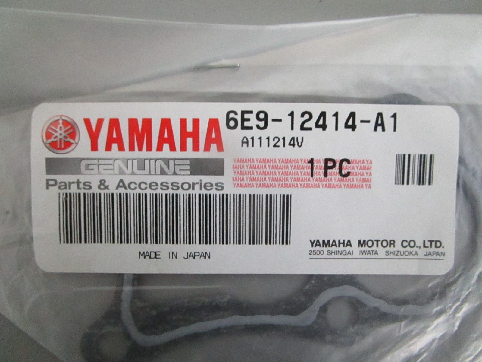 NEW OEM (LOT OF 5) 6E9-12414-A1-00 Yamaha Gasket 0820