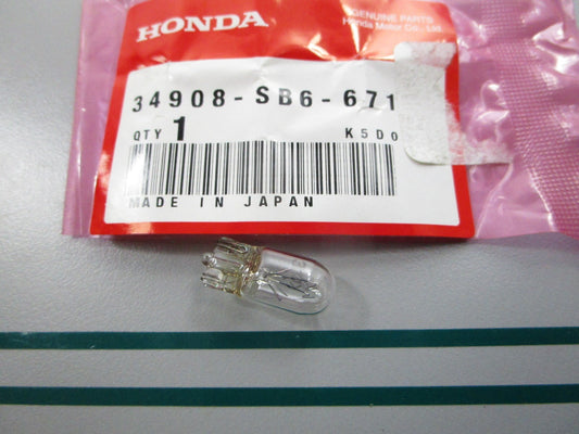 NEW OEM 34908-SB6-671 Honda Bulb 0810