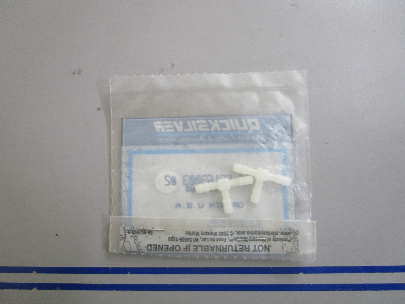 *NEW OEM* (LOT OF 2) 0810 Mercury Quicksilver Fitting 22-59169003